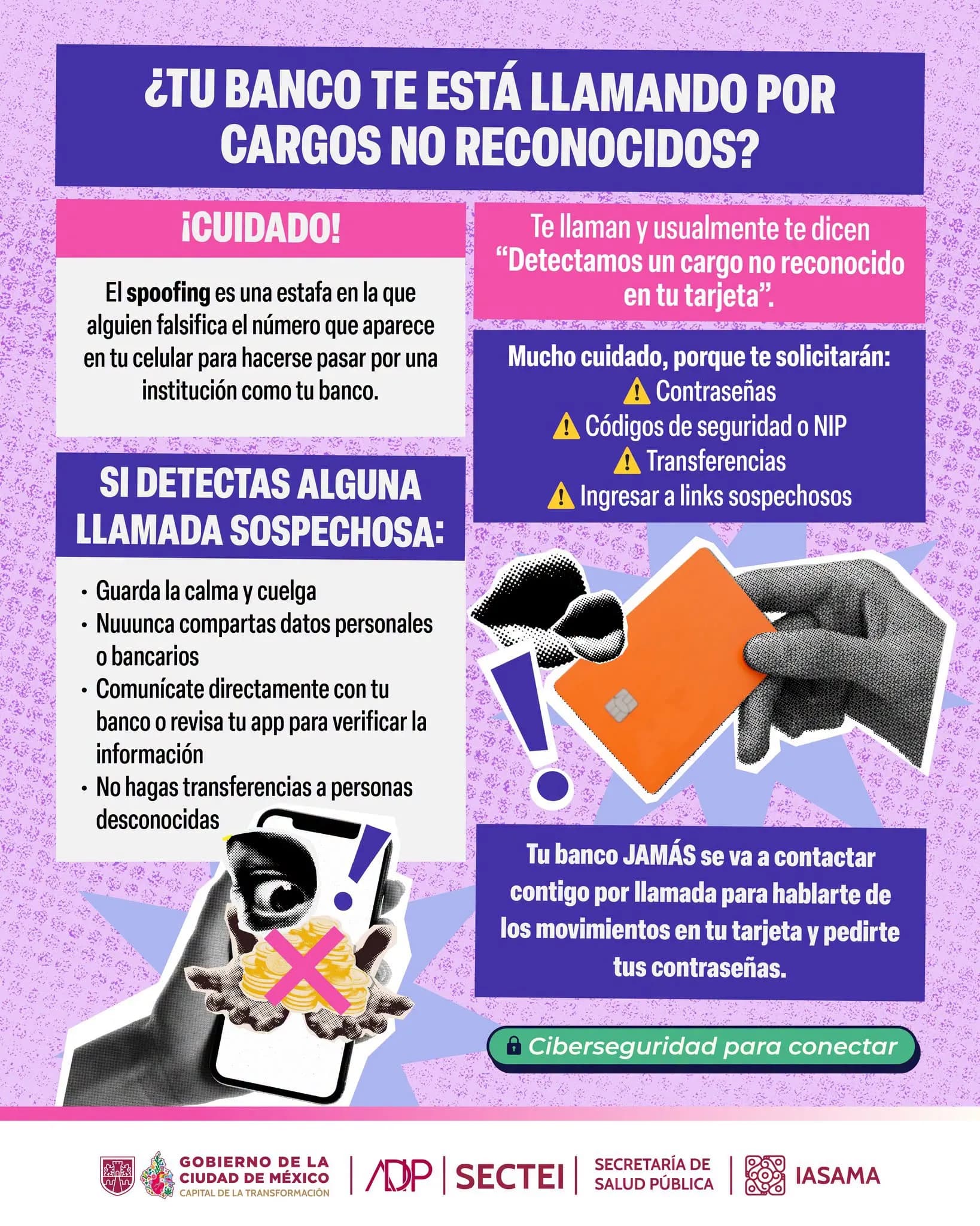 Infografía: ¿Tu banco te está llamando por cargos no reconocidos?