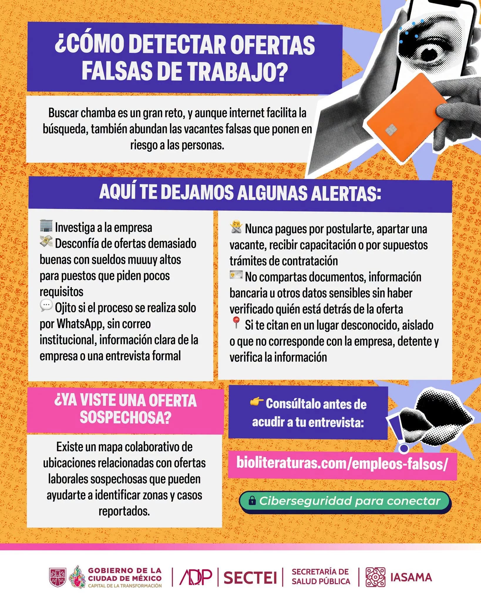 Infografía: ¿Cómo detectar ofertas falsas de trabajo?